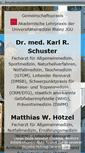 Mobile Screenshot of dr-med-schuster.de