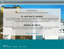 Tablet Screenshot of dr-med-schuster.de